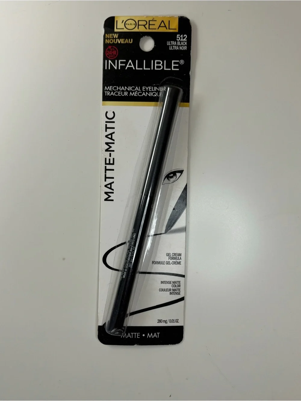L'Oreal Infallible Matte-Matic Mechanical Eyeliner - Ultra Black (512)